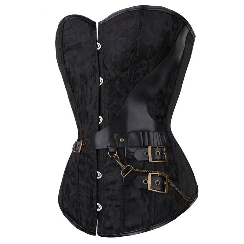 Gothic Women's Corset in Plus Size