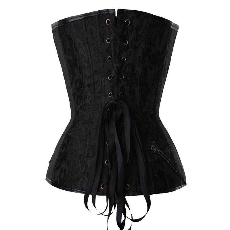 Gothic Women's Corset in Plus Size