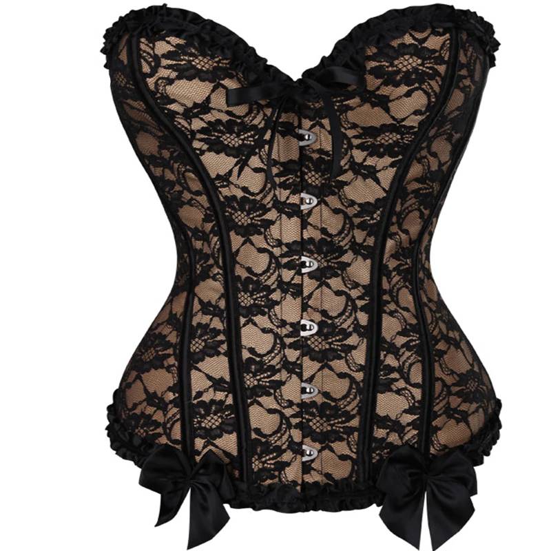 Plus Size Boned Corset for Women