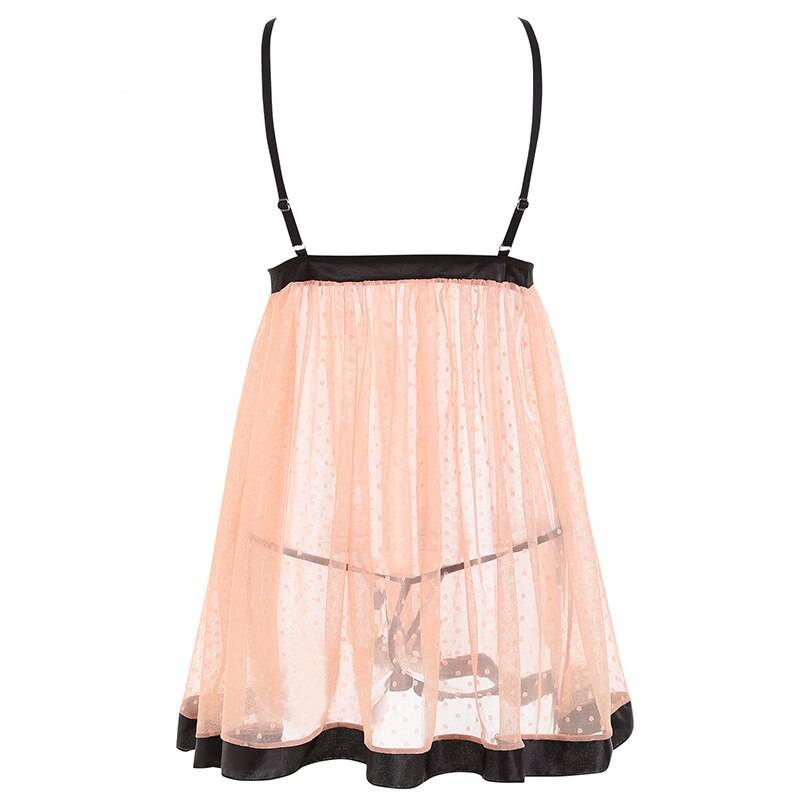 Polka Dot Pink Babydoll for Women