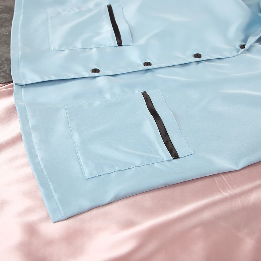 Women's Double Pocket Long Sleeved Home Suit