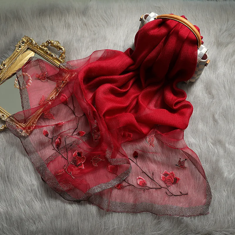 Silk Wool Scarf