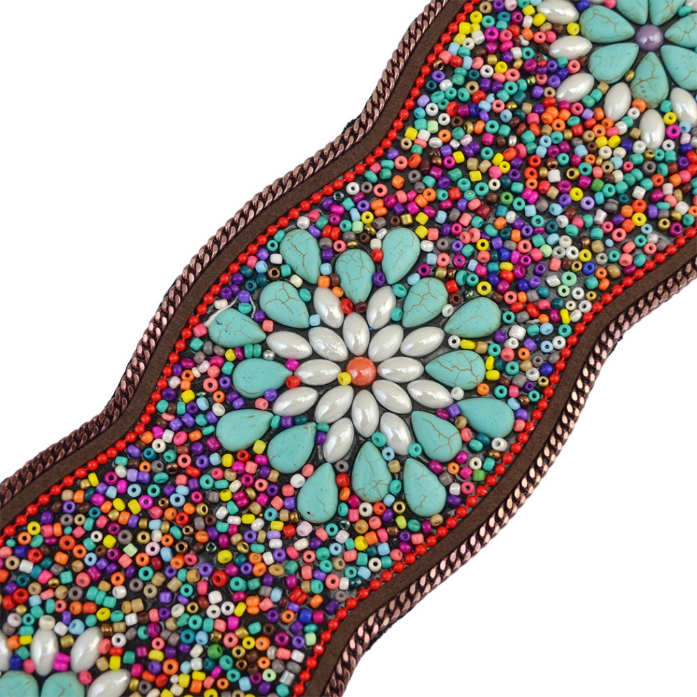 Women's Beaded Boho Belt