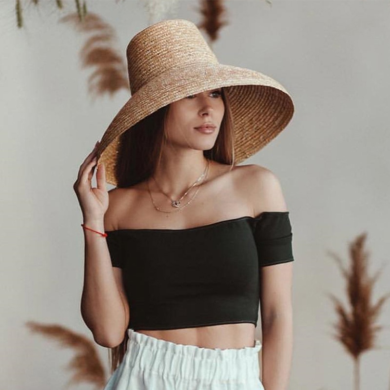 Women's Lampshade Shaped Straw Hat