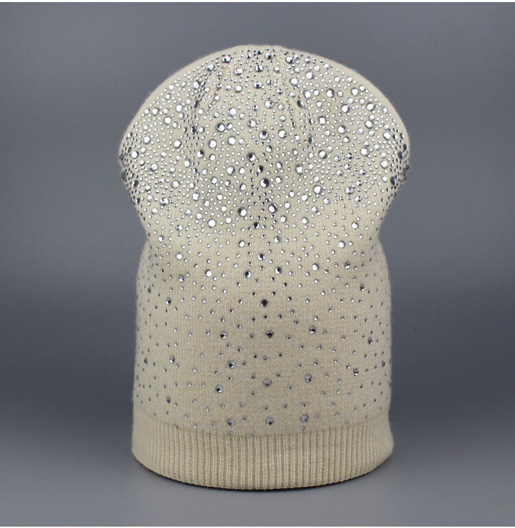 Women's Glittering Winter Beanie Hat