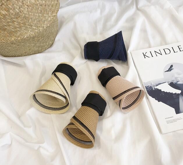 Women's Adjustable Straw Summer Sunscreen