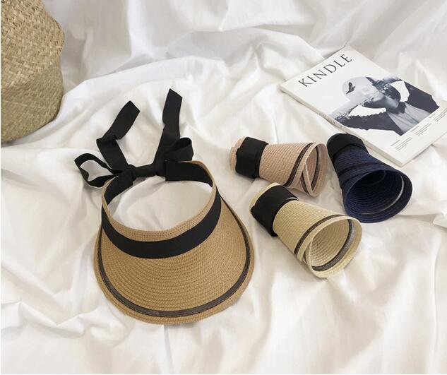 Women's Adjustable Straw Summer Sunscreen