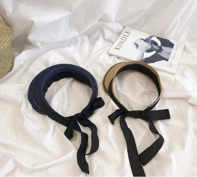 Women's Adjustable Straw Summer Sunscreen