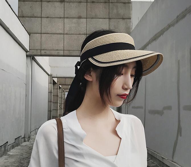 Women's Adjustable Straw Summer Sunscreen