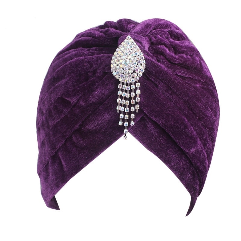 Women's Vintage Style Velvet Turban