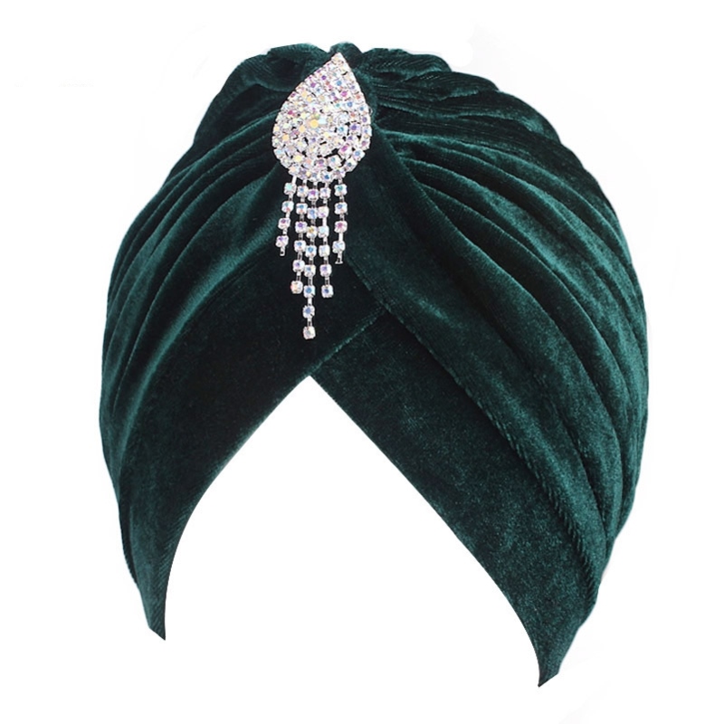 Women's Vintage Style Velvet Turban