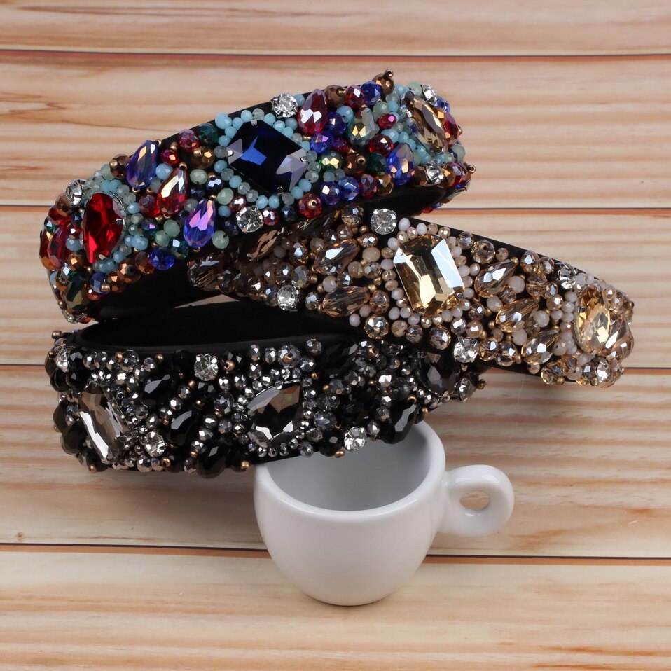 Women's Crystal Patterned Headband