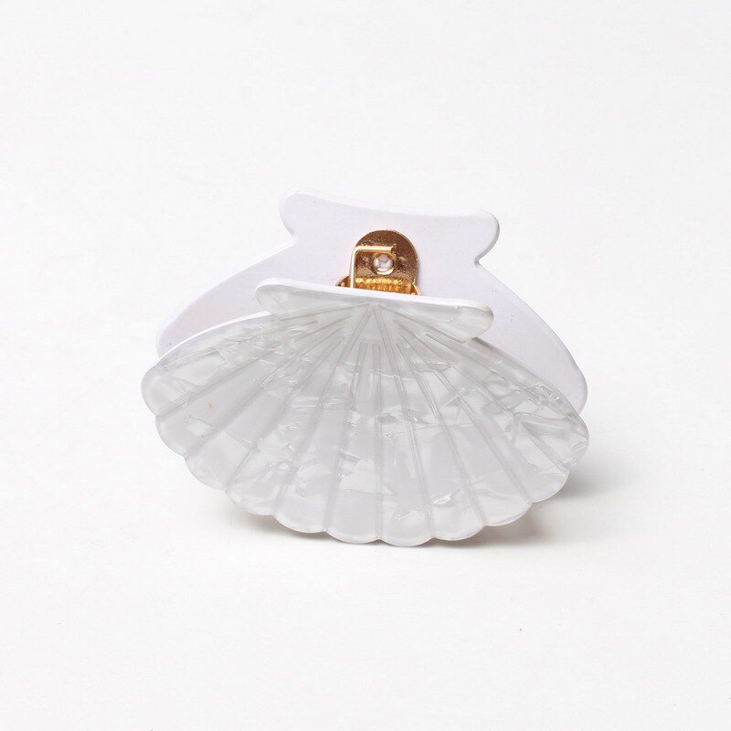 Shell Shaped Acrylic Hair Claw