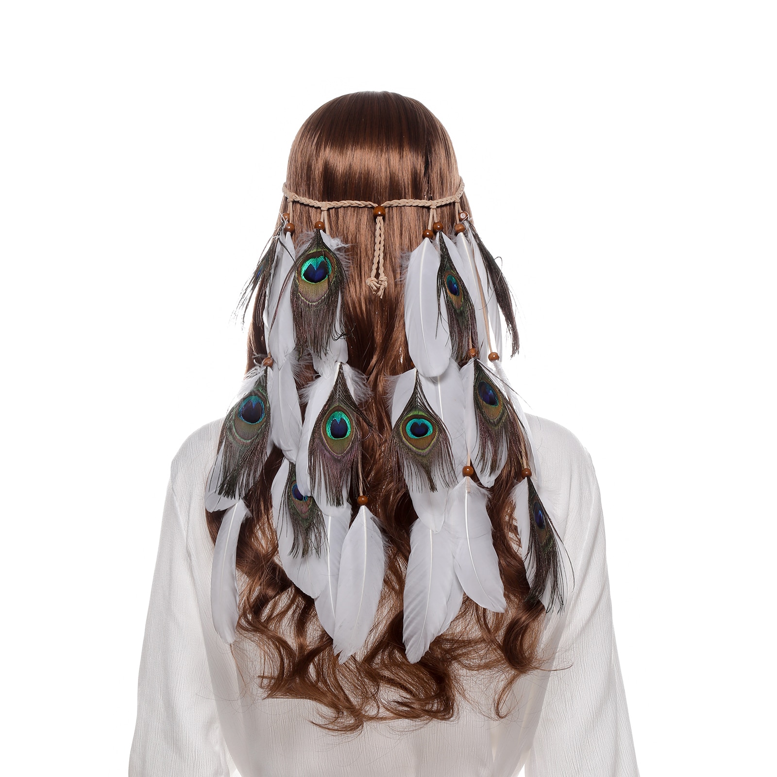 Women's Boho Colorful Feathers Headband