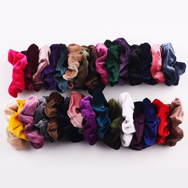 Velvet Scrunchie Hair Tie for Women