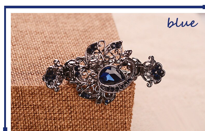 Women's Vintage Style Crystal Hair Clip