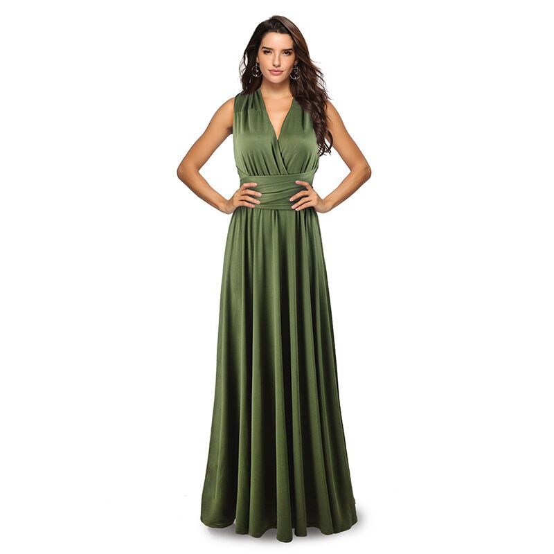Women's Summer Party Multi-Way Wrap Maxi Dress