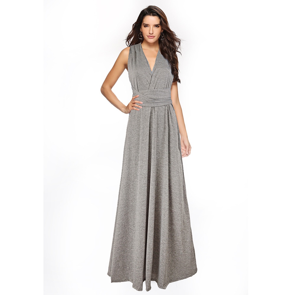 Women's Summer Party Multi-Way Wrap Maxi Dress