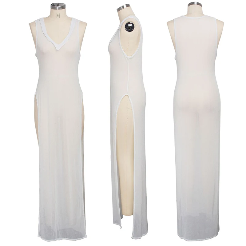 Women's Mesh Maxi Dress