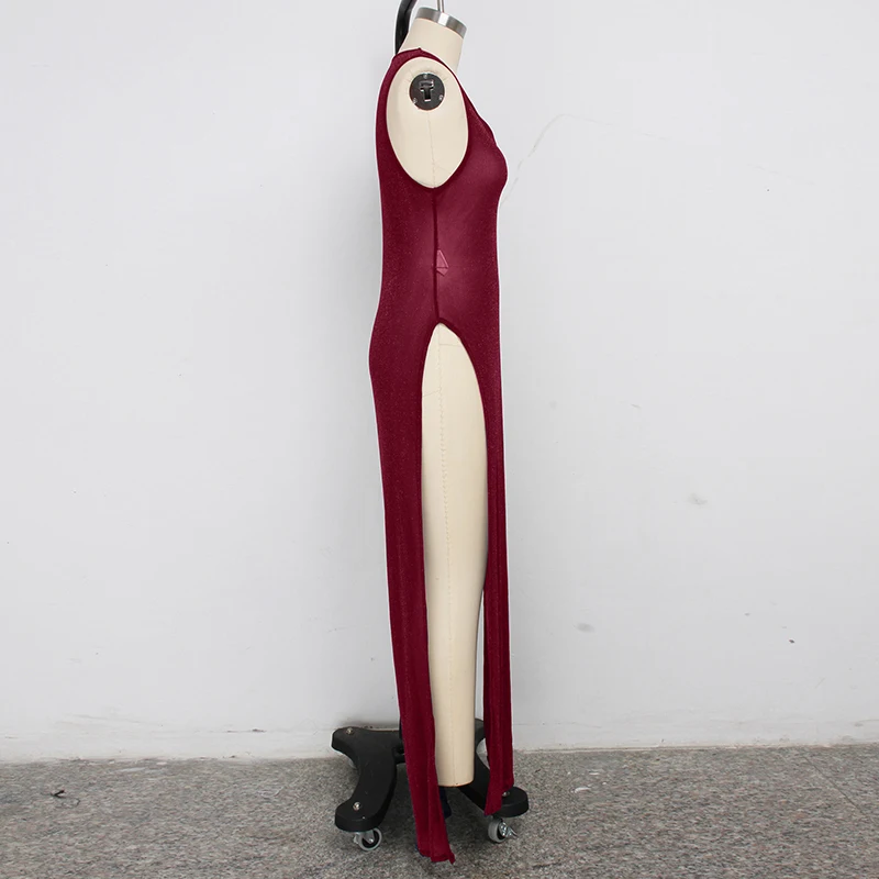 Women's Mesh Maxi Dress