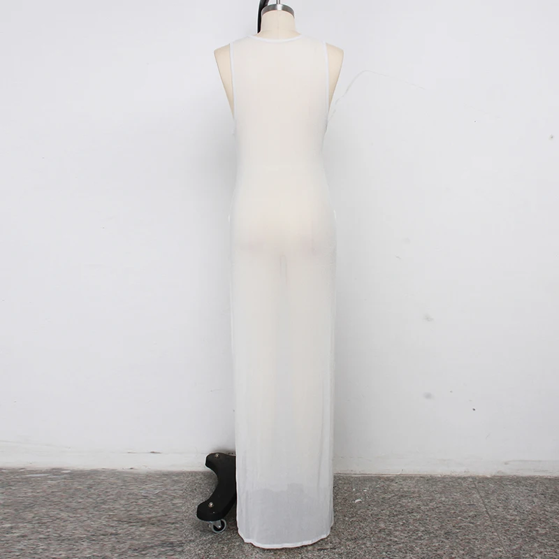 Women's Mesh Maxi Dress