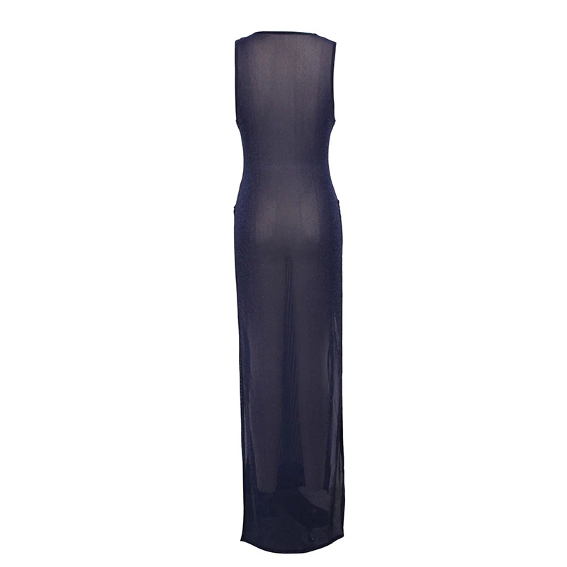 Women's Mesh Maxi Dress