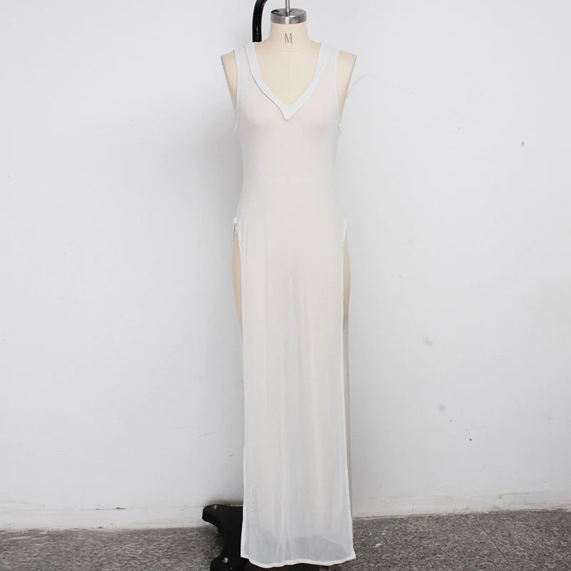 Women's Mesh Maxi Dress