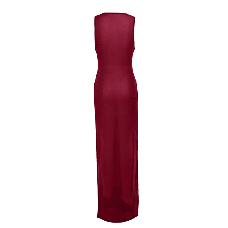 Women's Mesh Maxi Dress
