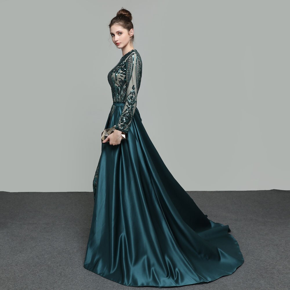 Women's Satin Evening Dress