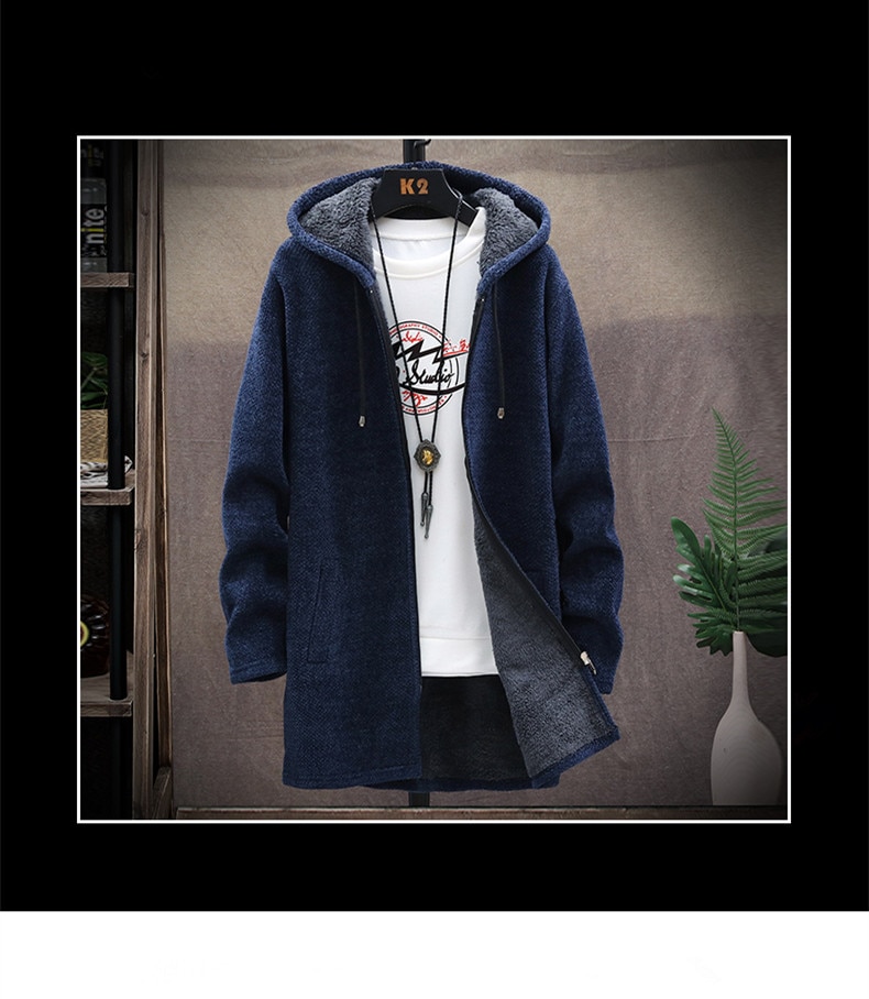 Men's Plush Cardigan