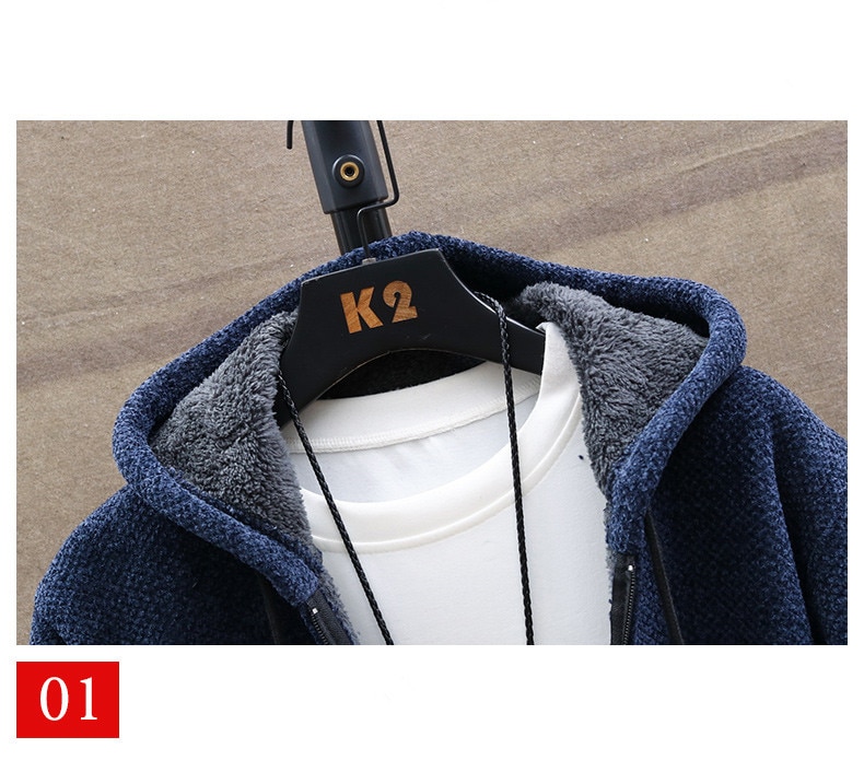 Men's Plush Cardigan