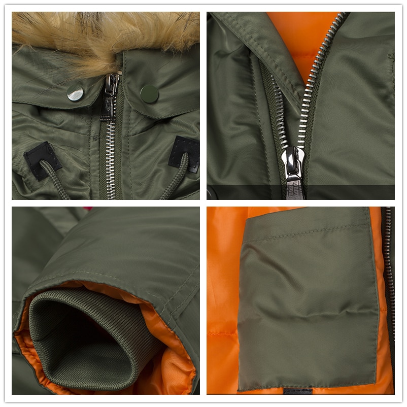 Nylon Men's Winter Coat