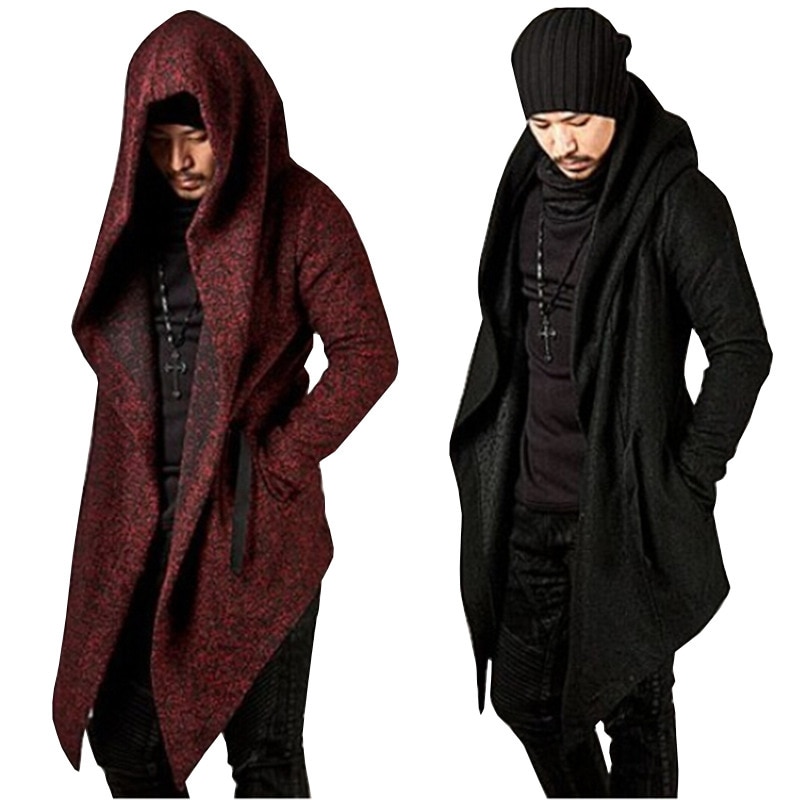 Steampunk Hooded Irregular Cloak