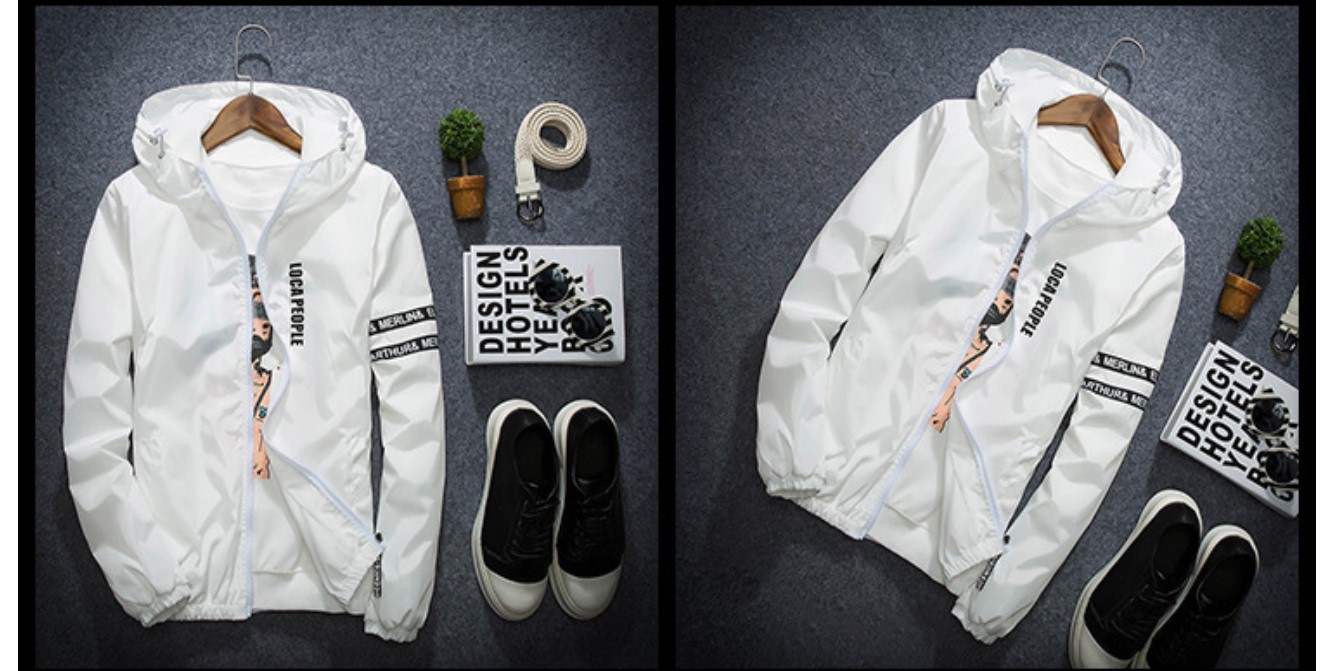 Men's Hooded Windbreaker