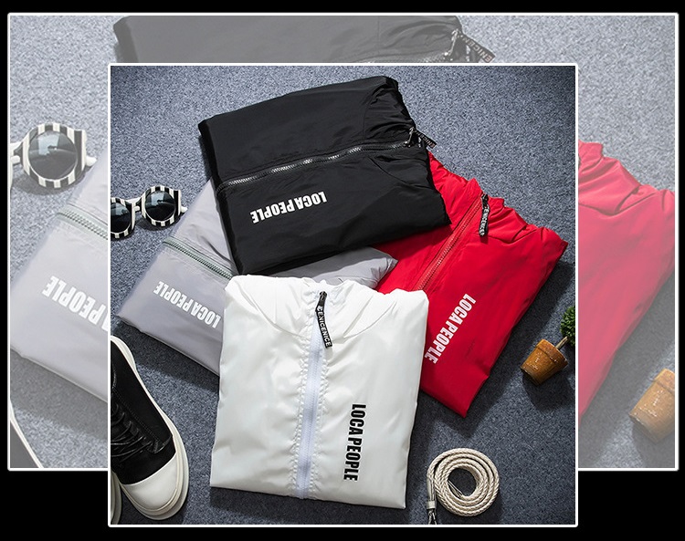 Men's Hooded Windbreaker