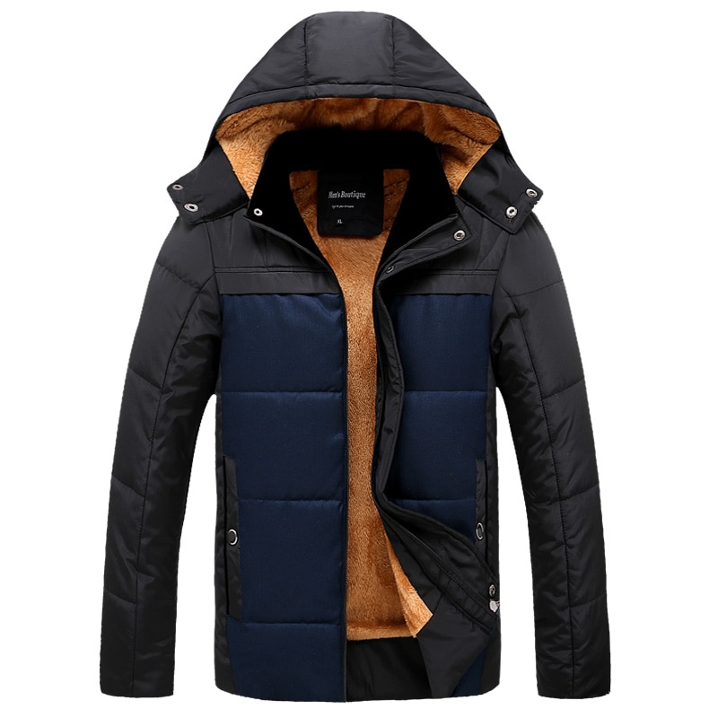 Men's Warm Sport Jacket with Fleece Lining