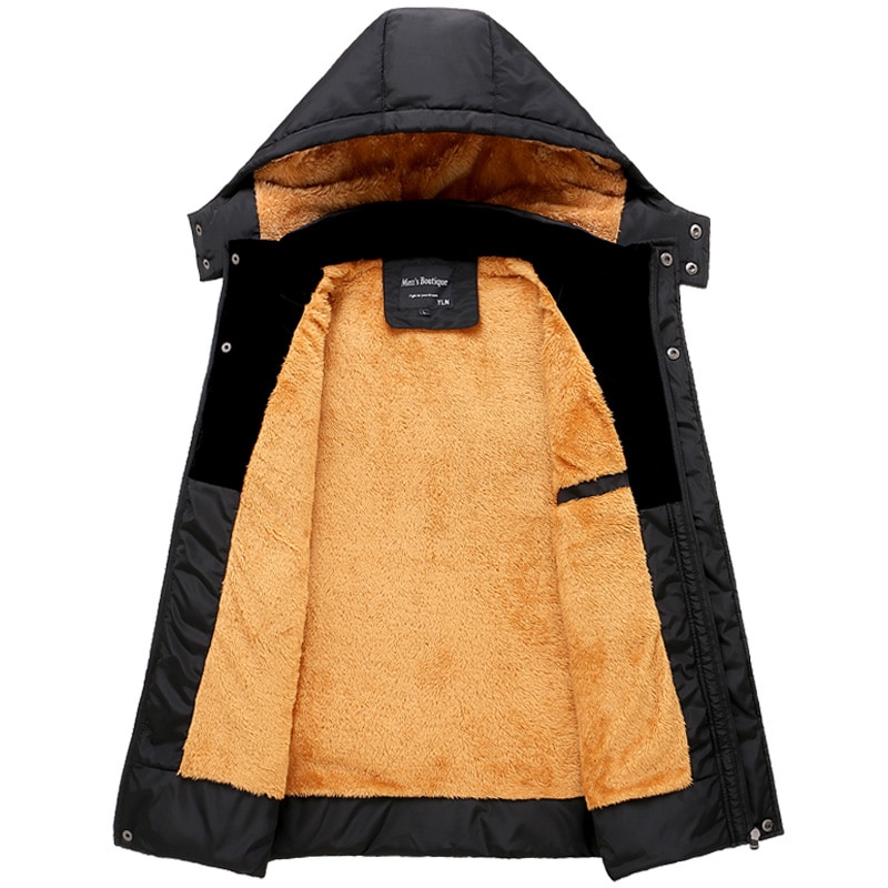 Men's Warm Sport Jacket with Fleece Lining