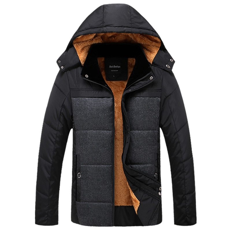 Men's Warm Sport Jacket with Fleece Lining