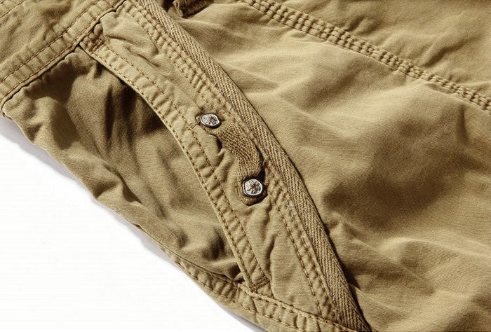 Men's Calf Length Casual Cargo Shorts