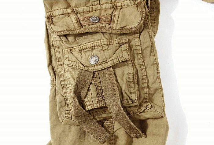 Men's Calf Length Casual Cargo Shorts