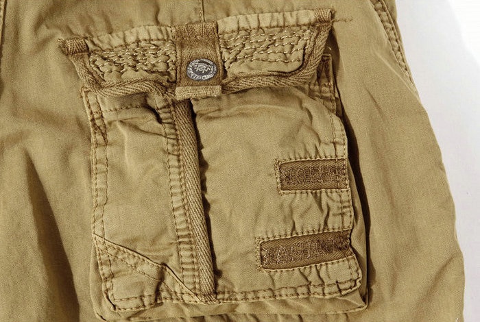 Men's Calf Length Casual Cargo Shorts