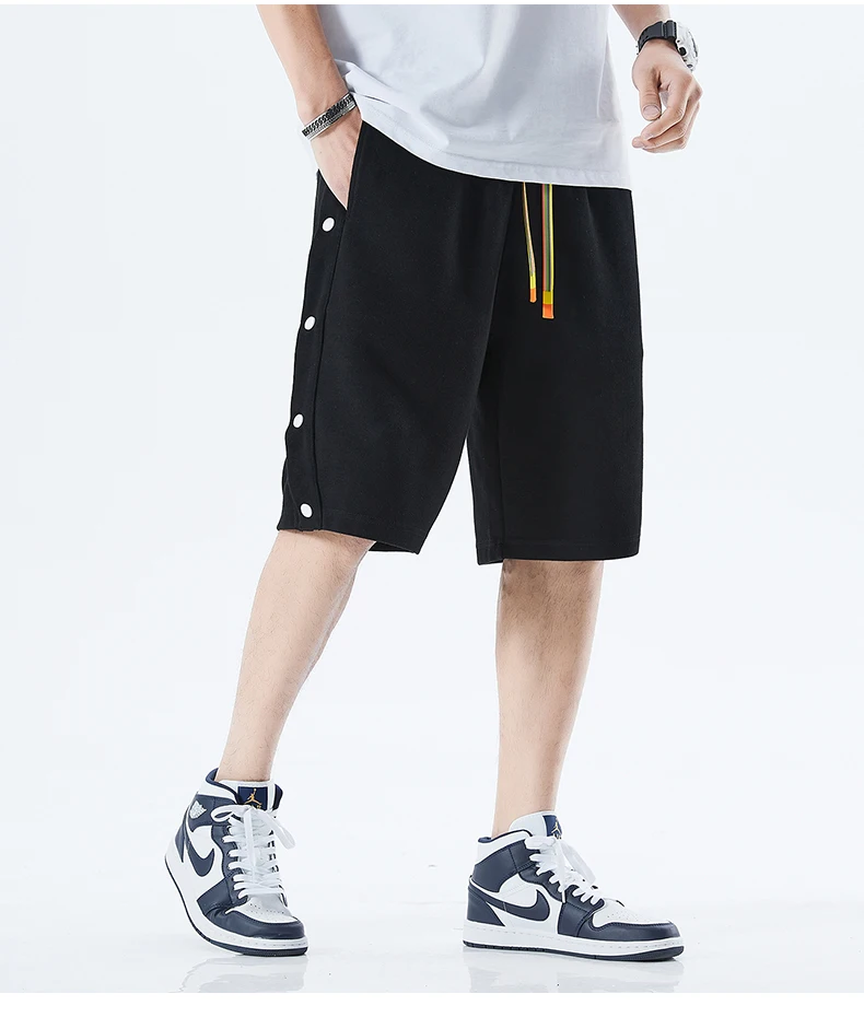 Men's Casual Cotton Button Shorts