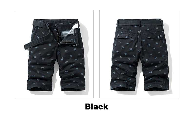 Men's Cargo Shorts with Pattern
