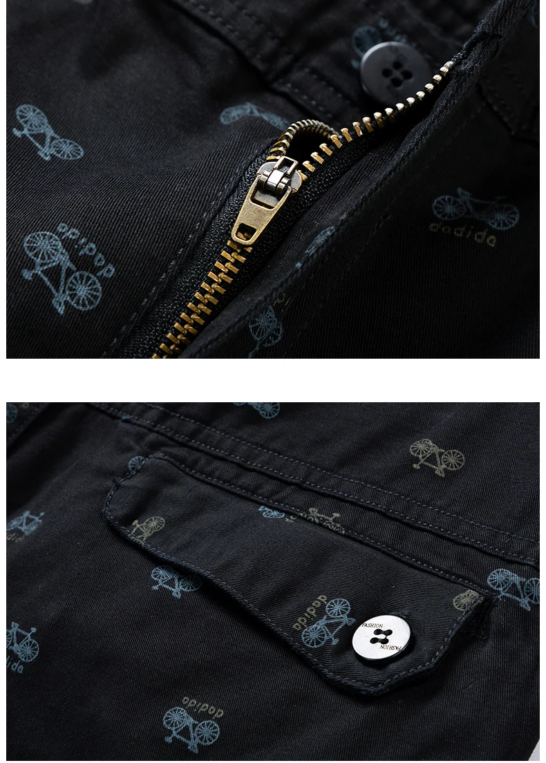 Men's Cargo Shorts with Pattern