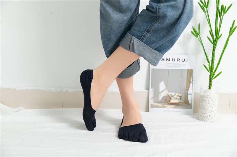 Men's Basic Toe Socks