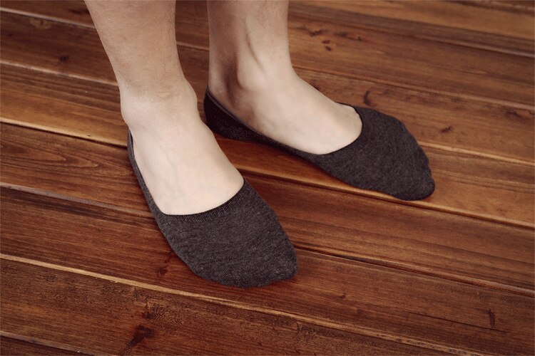 Men's Short Cotton Socks 5 Pairs Set