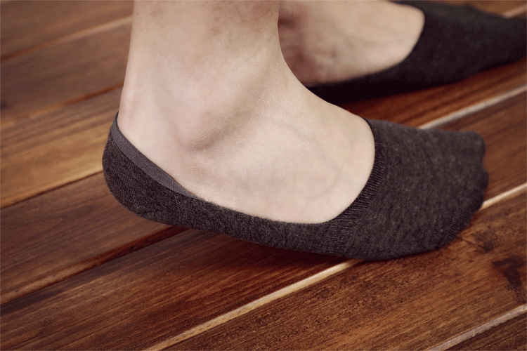 Men's Short Cotton Socks 5 Pairs Set