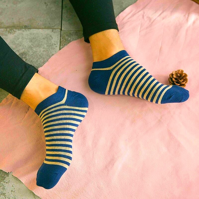 Men's Marine Theme Socks 5 Pairs Set