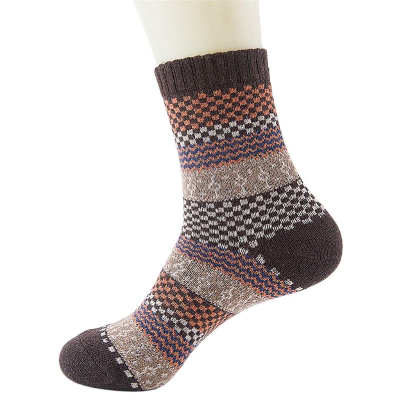 Men's Woolen Socks 5 Pairs Set