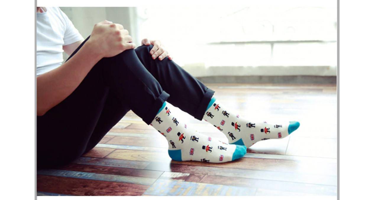 British Soldier Print Socks